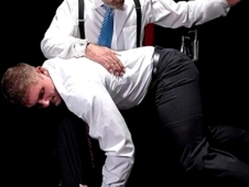 Master felix kamp and handsome teen clayton foster is at the dark room. felix give clayton many spank that he will not forget, as clayton cum on floor