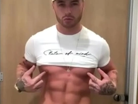 Big dick guy showing off