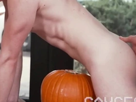 Gaycest - devious uncles teaches boys how to fuck a pumpkin