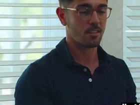 Hot gay writer fucks friend's young stepbrother