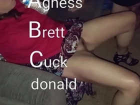 Wife agness watches bj and gets fucked