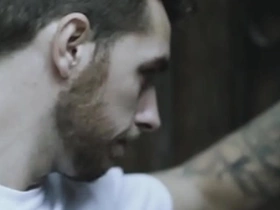 Dominant top tattooed stud bareback bangs bottom bf