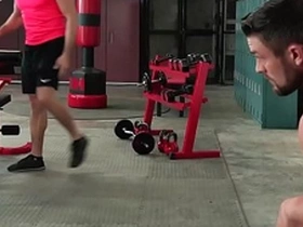 Hothouse ryan rose cumshot for 2 of his boys at the gym