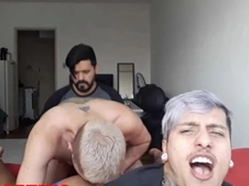 Um putinho queria comer meu namorado ander hard mas tinha que levar a piroca do kxorro! video completo vc encontra no meu xvideos red!
