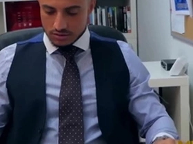 Menatplay klein kerr anal fucks suited gay boss james castle