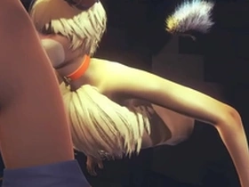 Furry yaoi hentai - young fox suck two futanari dick until they cum in his mouth - sissy crossdress japanese asian manga anime film  game porn gay