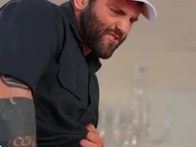 (markus kage) stretches (theo bradys) asshole by fucking it hard by the window - men