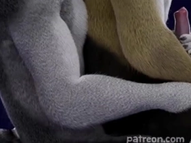 Gay bareback furry ride - isal 3d