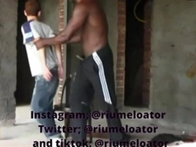 Twink riu melo bondaged by blacks