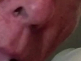 Compilation of grandpa eating cum - part 1