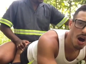 Fudendo um trabalhador de construção