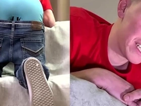 A straight boy is spanked for riding solo in the hov lanes