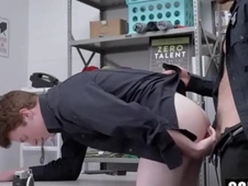 Thief caught stealing punished by gay officer