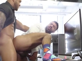 Ebony bbc boss fucks his employee hard in the office - ragingstallion