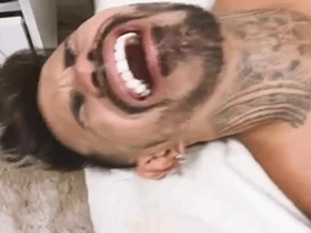 Garoto musculoso dotado macetou meu cu