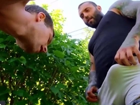 Hot jock (benjamin blue) sucks (markus kages) big cock gets his ass drilled by it - men
