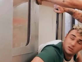 Subway stories - part 3 / men / michael boston, kyle connors, chris damned  / stream full at  www.sexmen.com/stori