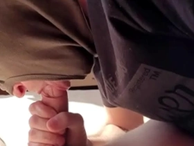 Horny maska does it with a young guy...she smokes him and fucks him and then we both do it! join in!