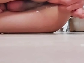 Asian sissy fuck his own ass