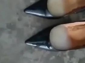 High heels sperm