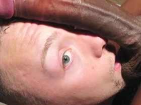 Amateur guy meets a big black cock