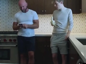 Young gay boy is in love with his step daddy