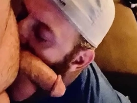 Sucking my straight buddy