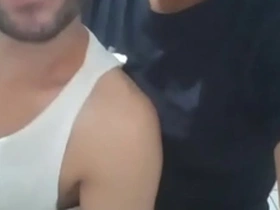 Safado me esperou com a cueca furada