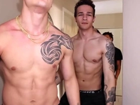 Muscle micky fucks a guy bigger than him for the first time!
