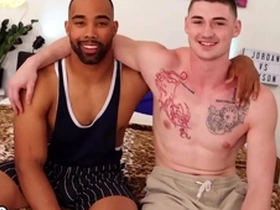 Super top jaxson takes his first cock!