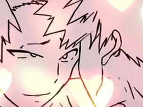 Bakugo folla a kirishima después de besarlo