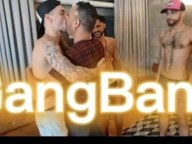 Gangbang bareback com kadu ventri, euerickdiaz , aventureiro, vittor lamborghini, vigário e bruno donato amigos dotados fudendo passivo guloso