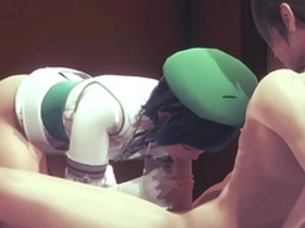 Genshin impact yaoi femboy - venti handjob and blowjob with cum in his mouth - japanese asian manga anime game porn gay
