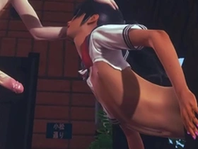 Yaoi femboy - simon suck a dick and jerk off - sissy crossdress japanese asian manga anime film  game porn gay