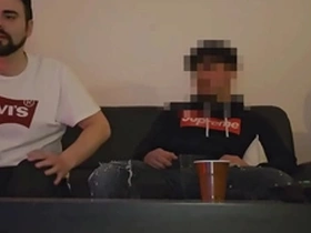 Mutual jerking with a straight buddy