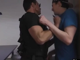 Smuggler cavity searched & fucked by cop