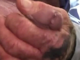 Playing with my cock upstairs