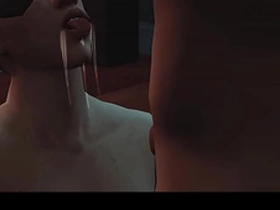 Sims 4 - horny straight muscle fucks twink in rental house