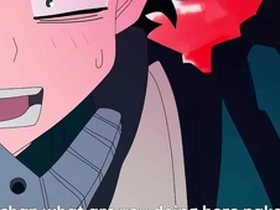 Midoriya gives up his ass to his straight friend bakugo
