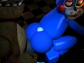 Toy bonnie gets dominated by withered freddy