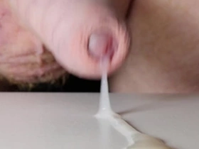 Creamy cumshot