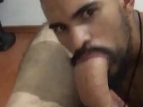 Sucking bigdick of daddy