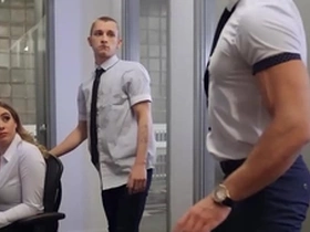 Theo brady wants to be alone with alex mecum & pours coffee on his co-worker's chest to leave the room - men