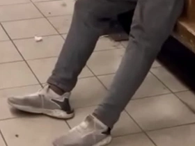 Homeless at subway