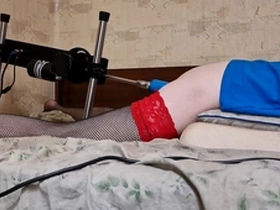 Sissy fucking machine sex