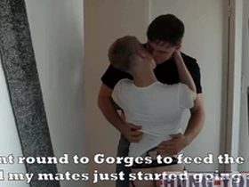 Dirty dancing - real deep throat x a merciless cock spanking in a blond arse