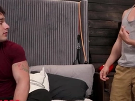 Flustered hunk dicked down by muscly stepbro - danny parker, nico coopa - nextdoortaboo