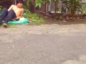 [hansel thio channel] public nude - i strip for practice casting adult magazine photo shoot job at downtown garden part 2