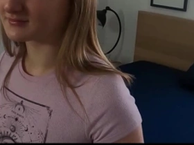 Cute teen gamer loses fifa game - eliza eves