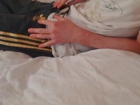 Solo guy jerking off: beautiful pleasure in my room